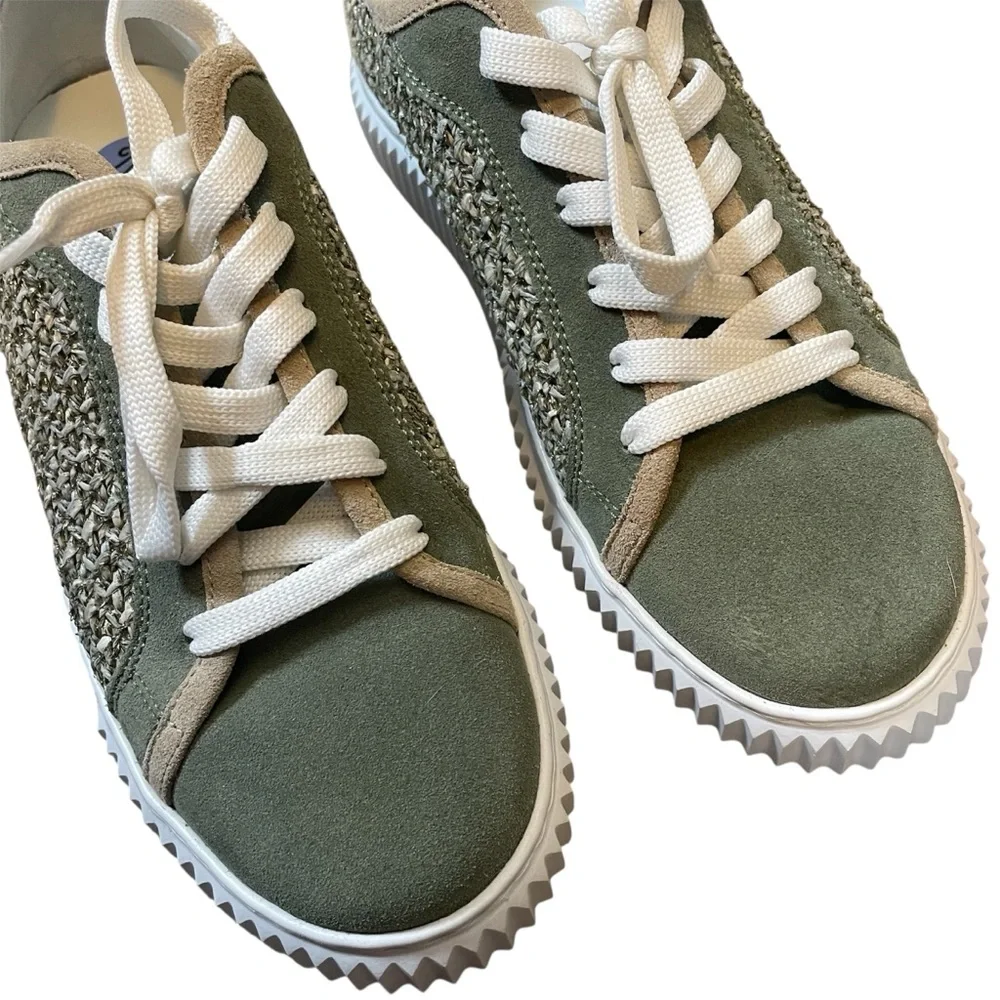 Voile Blanche MAIORCA FLAT SUEDE AND FABRIC SNEAKERS EU38